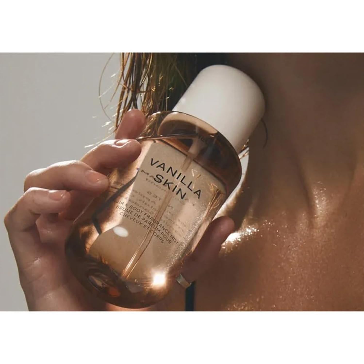 Vanilla Skin Perfume Body Mist Travel Size - Fragrance Spray for Women & Hair | Sweet Vanilla Scent | Perfect for Travel, Gym & Everyday Use
