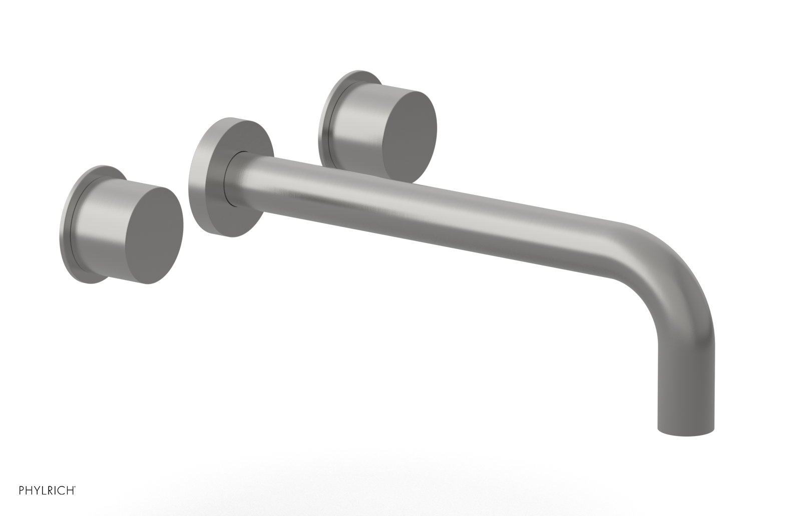 Basic II 10-Inch Wall Tub Faucet Set with Smooth Handles - 230 57 10 - Perfect for Bathroom Renovation and Modern Home Decor