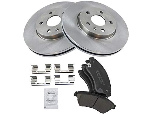 High-Performance Front Ceramic Brake Pad & Rotor Kit for 2012-2017 Chevy Sonic | 5-Lug Wheel Fitment | Smooth Stopping Power for City Driving & Highway Commutes