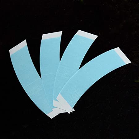 KAVIN Front Lace Tape - Double Sided Blue Liner Toupee Tape for Hair Wigs & Hair Pieces (36 Strips) - Secure & Comfortable Hold for Daily Wear & Cosplay