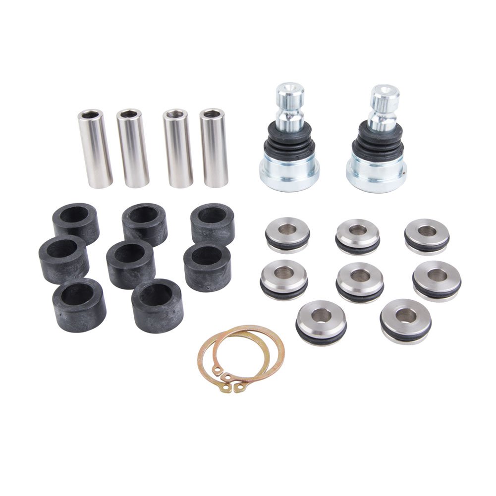 TUSK Mohawk Extreme Duty High Clearance Lower A-Arms - Silver with Bushing Hardware & Ball Joints - Compatible with Polaris RZR XP 1000 (2014-2021) - Perfect for Off-Roading, Trail Riding & Dune Bashing