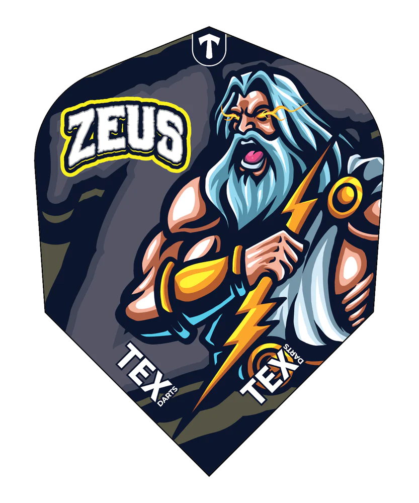 Tex Zeus 90% Tungsten Darts - Professional Steel Tip Darts for Precision Play | Perfect for Bars, Tournaments & Home Practice