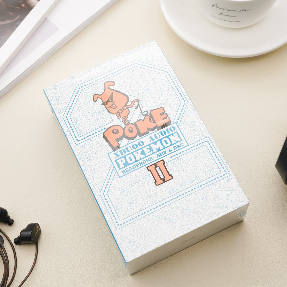 xDuoo POKE II Portable DAC & Headphone Amplifier with CS43198 Chip - 32Bit/384KHz Hi-Res Audio - Perfect for Travel, Commuting, and Home Listening