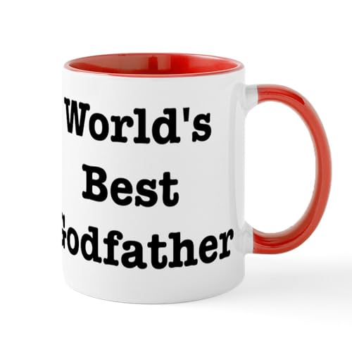 White/Red Inside - Worlds Best Godfather Mug