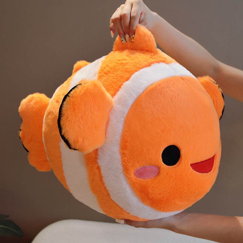 Adorable Stuffed Fish Plush Toy - Soft & Cuddly Ocean Animal Pillow for Kids, Bedroom Decor, Nursery Gift, Birthday Present - Perfect for Snuggling, Playtime & Themed Room Decorations