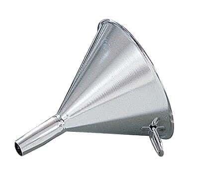 Cole-Parmer AO-07263-00 Stainless Steel Funnel, 2-3/8 oz Capacity - Durable Lab Funnel for Chemistry, Cooking, Oil Transfer & DIY Projects