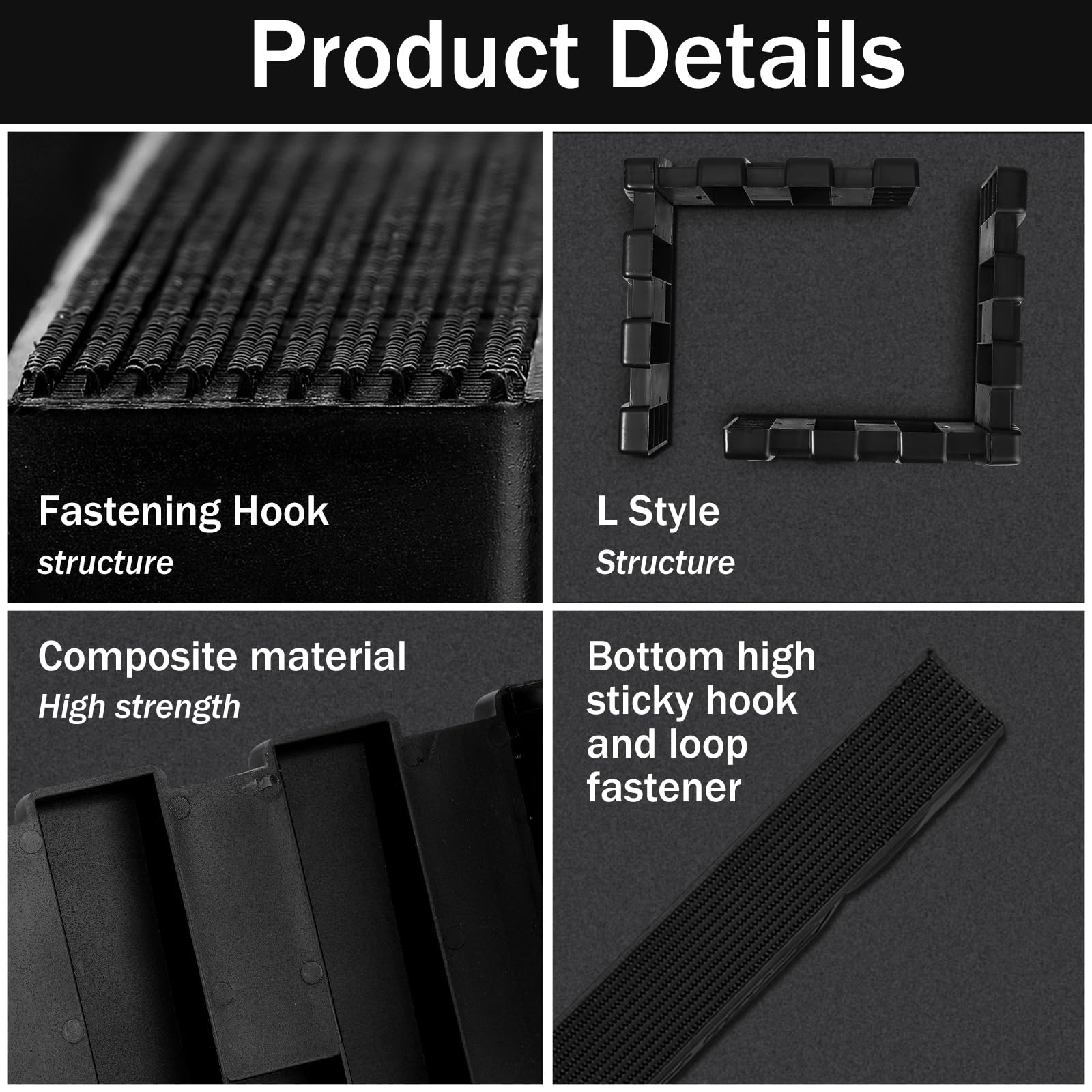 8 Sets Car Trunk Organizer Blocks - Multipurpose SUV Storage Dividers for Truck, Van & Cargo Space | Non-Slip Wool Carpet Compatible | Perfect for Road Trips, Grocery Hauling & Family Travel Organization