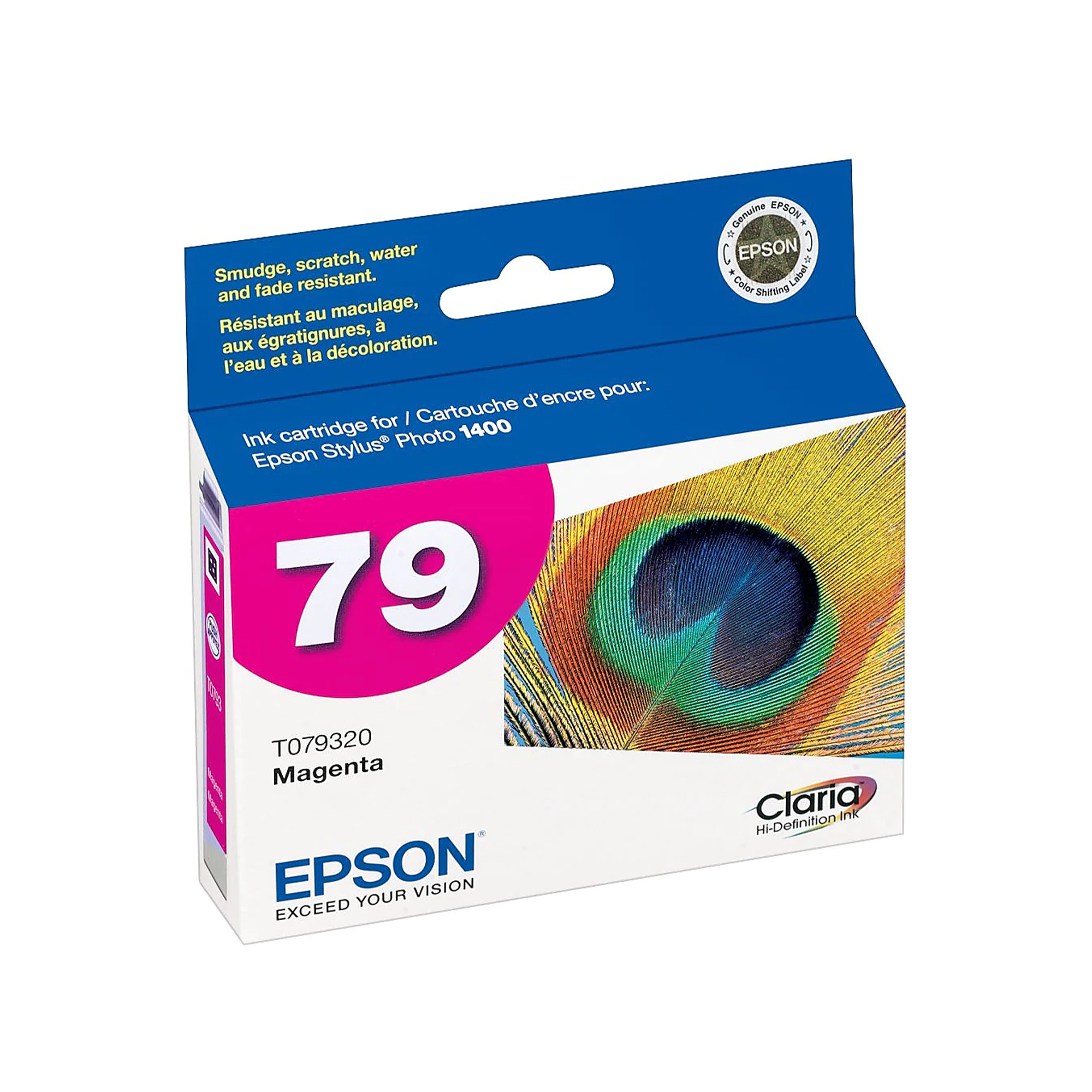 Epson 79 Magenta Ink Cartridge - Compatible with Stylus 1400 & Artisan 1430 Printers - High-Quality Replacement Ink for Photo Printing, Art Projects & Office Documents