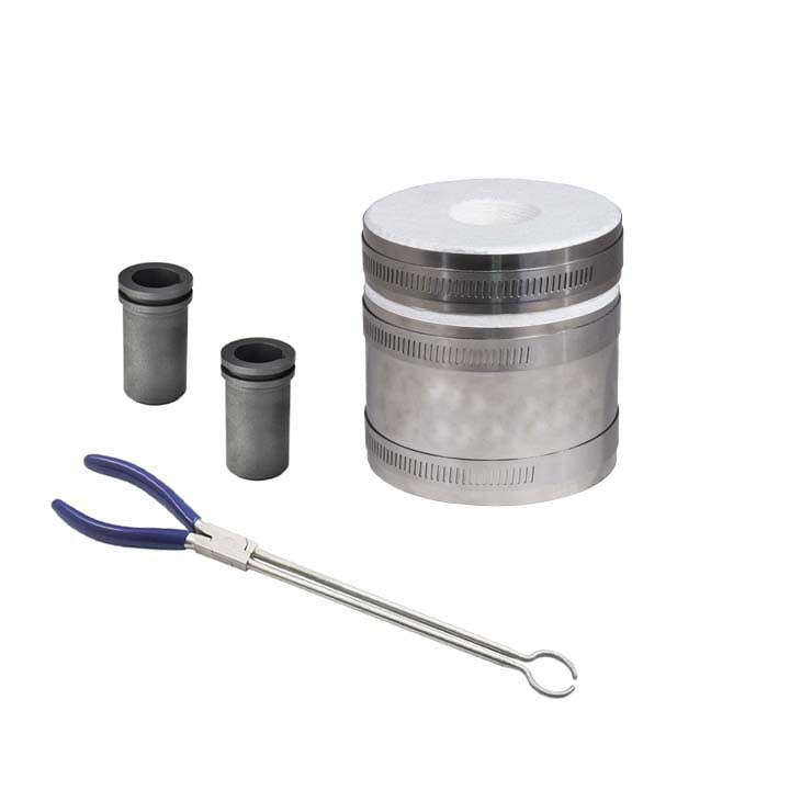 Mini Propane Tabletop PRO Kiln Metal Melting Furnace Kit - Smelt Gold, Silver, Copper & Scrap Metals - Perfect for Jewelry Making, DIY Casting & Metal Recycling