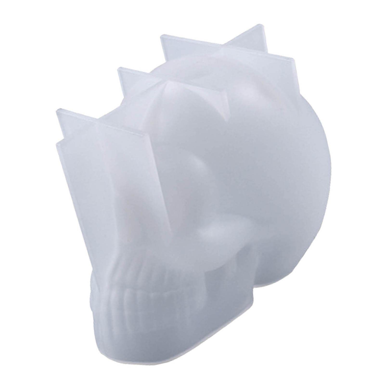 3D Skull Candle Mold for DIY Crafts & Jewelry Making - Halloween Party Decor