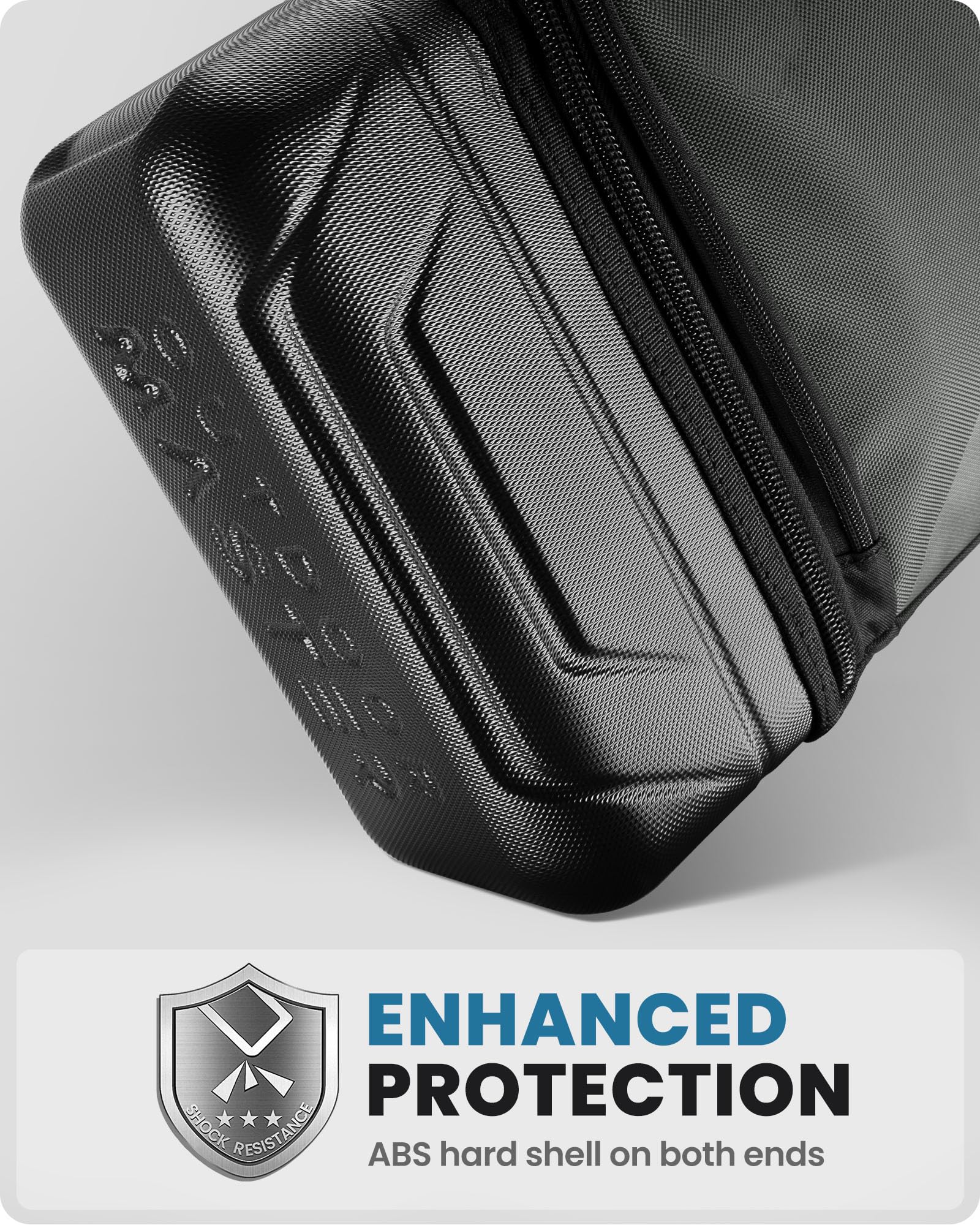 OutdoorMaster Snowboard Travel Bag with ABS Hard Shell & Water Resistant Lining - Padded Protection for Snowboards - Perfect for Air Travel, Mountain Trips & Winter Sports Gear Storage