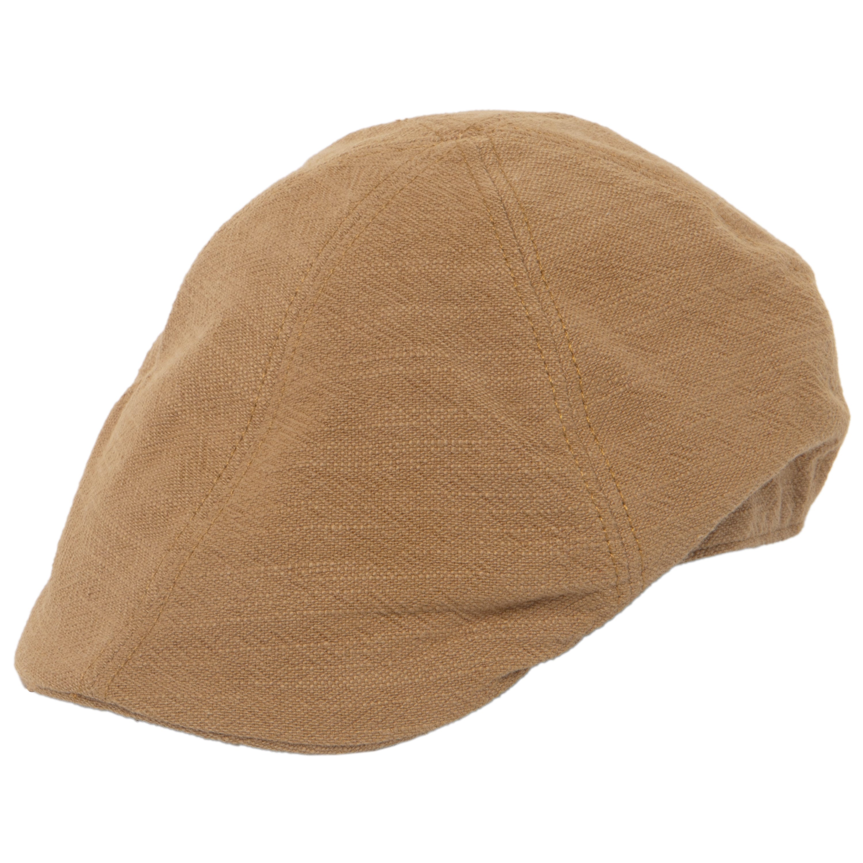 Men's Washed Cotton Twill Driver Cap - Vintage Style Flat Cap for Casual Wear, Outdoor Activities & Driving