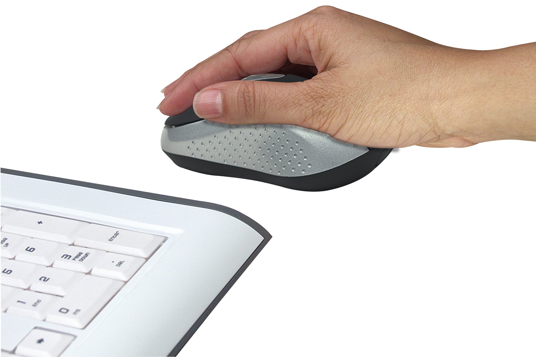 MANHATTAN MLX Wireless Laser Mini Mouse - Compact Ergonomic Design for Laptops & Travel (177139) | Perfect for Office Work, Gaming & On-the-Go Use