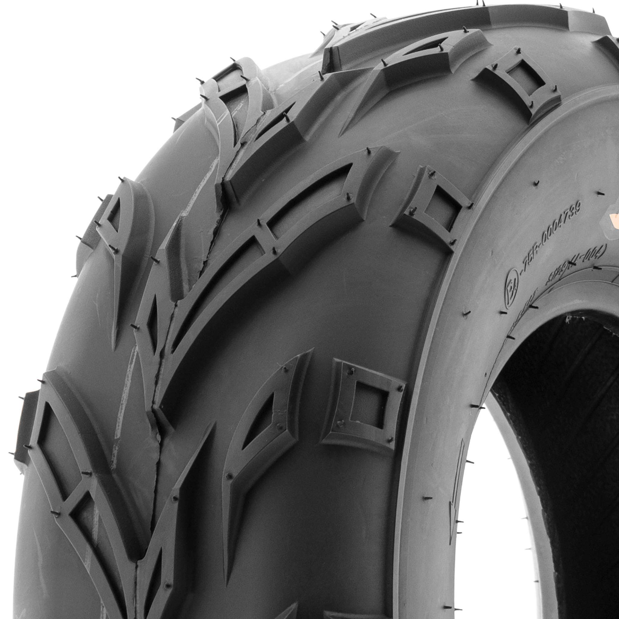 **SunF 19x7-8 ATV/UTV Off-Road Tires - 6-Ply Tubeless Mini Bike Tires (A004) - Pack of 1 - Perfect for Trail Riding, Mudding & Off-Road Adventures**