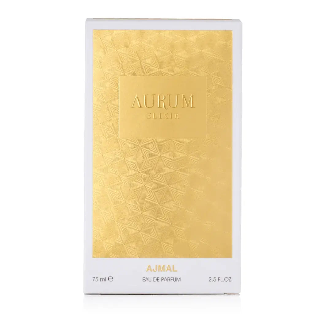Aurum Elixir Eau de Parfum 75ml - Premium Luxury Perfume for Women, Long-Lasting Floral Scent, Perfect for Date Night & Special Occasions