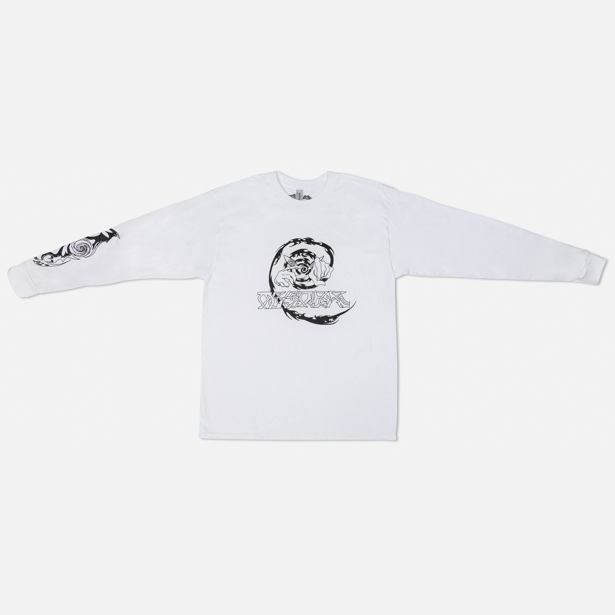 Mesmer Spikey Spiral Long Sleeve T-Shirt for Men & Women | Trendy Graphic Tee | Perfect for Casual Wear, Street Fashion & Everyday Outfits