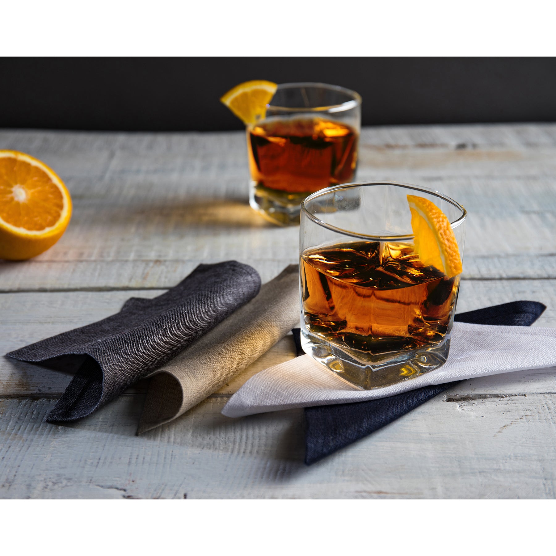 Premium Cocktail Napkins Set of 12 - Elegant Party Napkins for Drinks, Weddings & Entertaining - Absorbent 2-Ply Paper Cocktail Napkins for Home Bar, Dinner Parties & Special Events