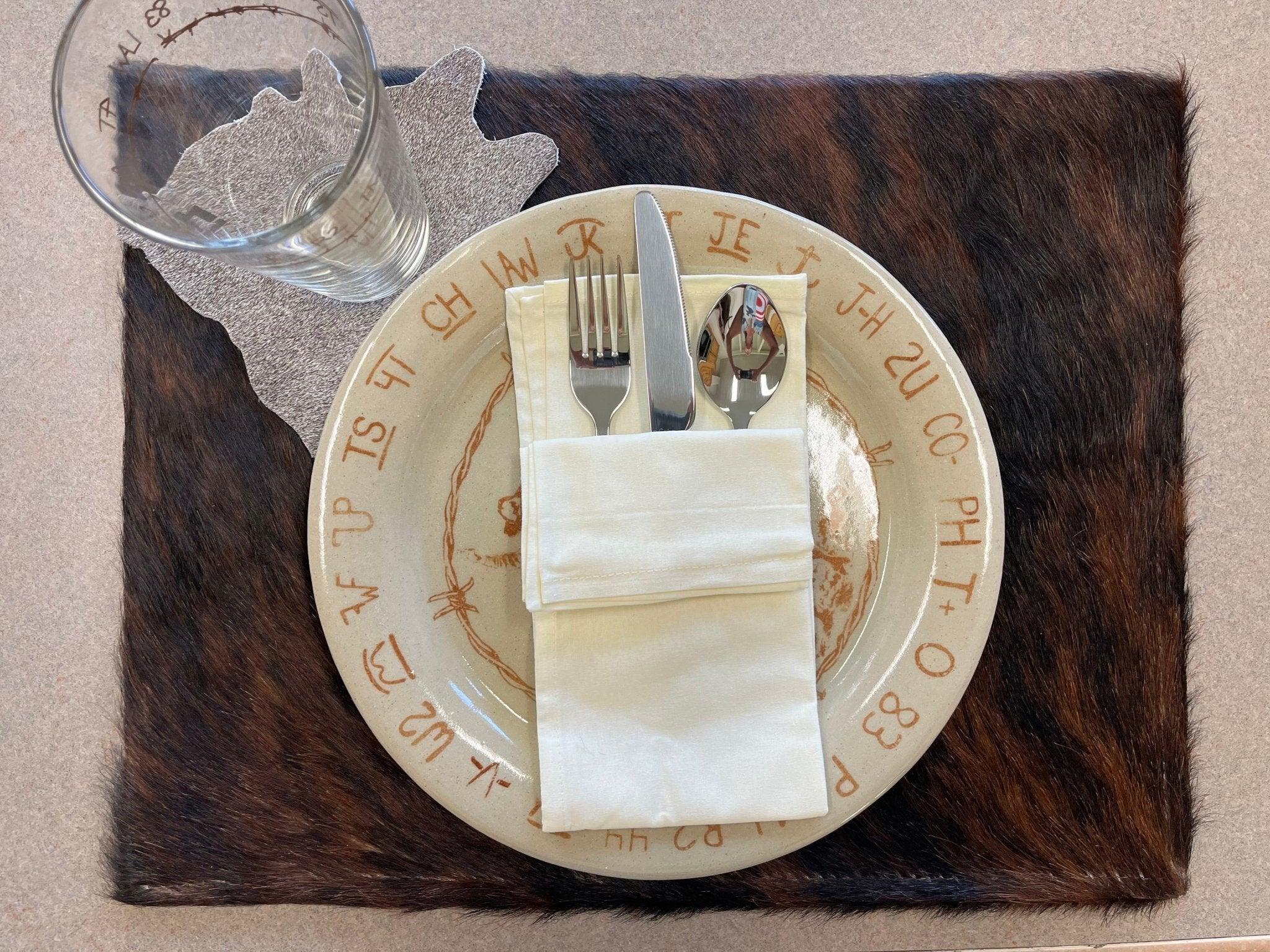 Premium Blue Mountain Brands Porcelain Dinner Plates - 10.5 Inch Elegant Ceramic Plates for Formal Dining, Restaurants & Everyday Use
