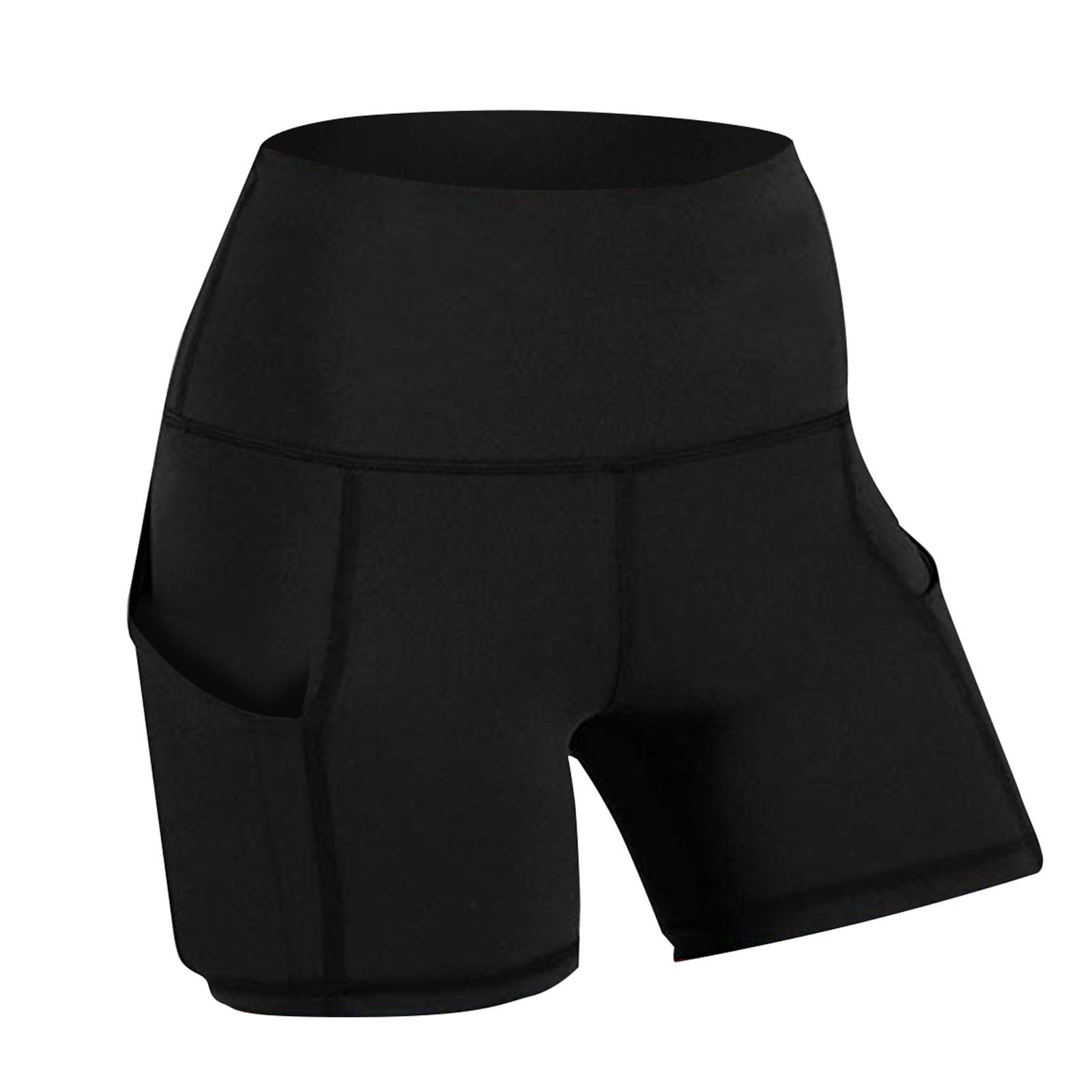 Women's High Waist Biker Shorts with Pockets - Workout Running Cycling Yoga Sports Shorts for Women - Perfect for Gym, Training & Active Lifestyle
