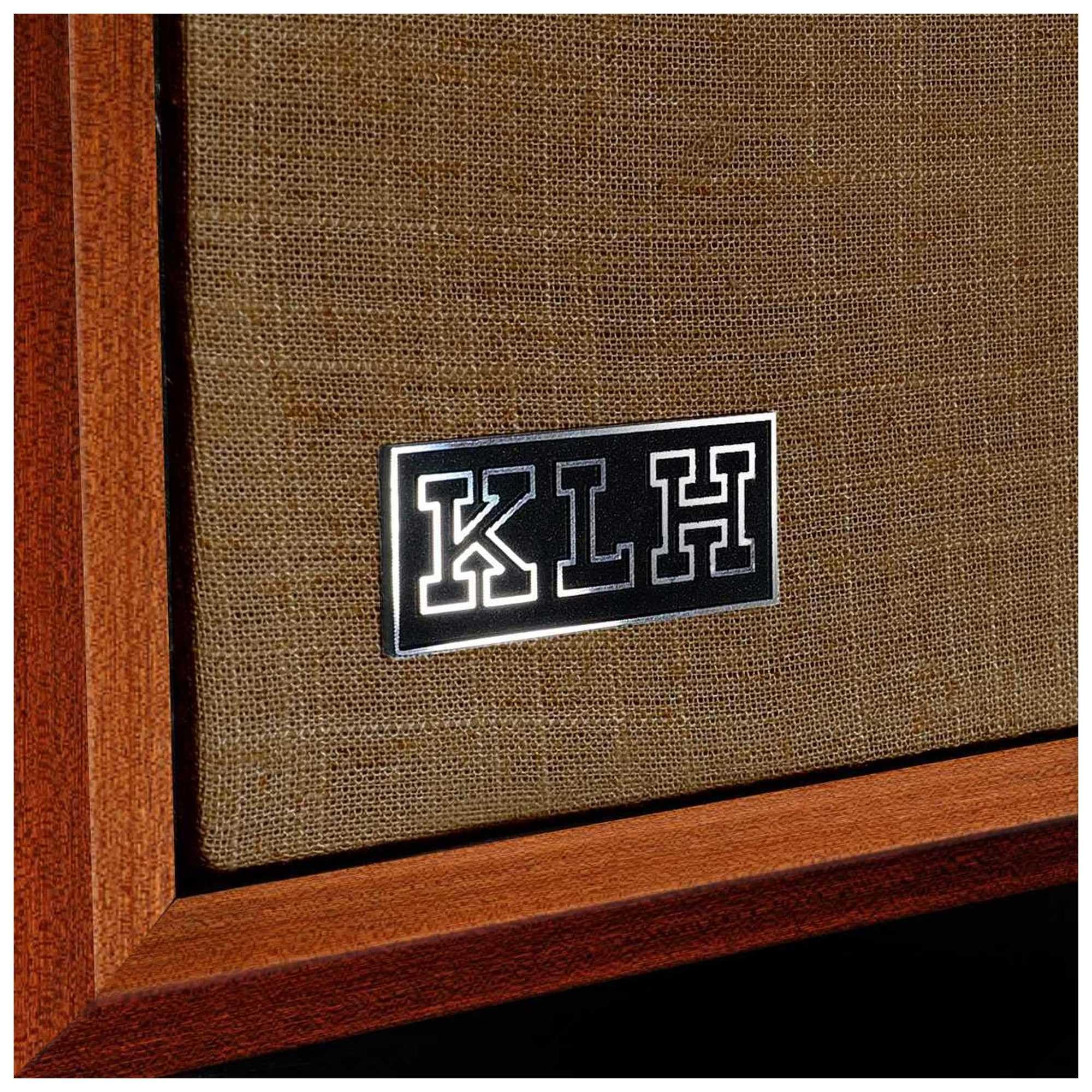 KLH Model Three Acoustic Suspension Loudspeaker - Premium Mahogany Wood Bookshelf Speakers (Pair) - Perfect for Home Theater, Music Listening & Audiophile Setups