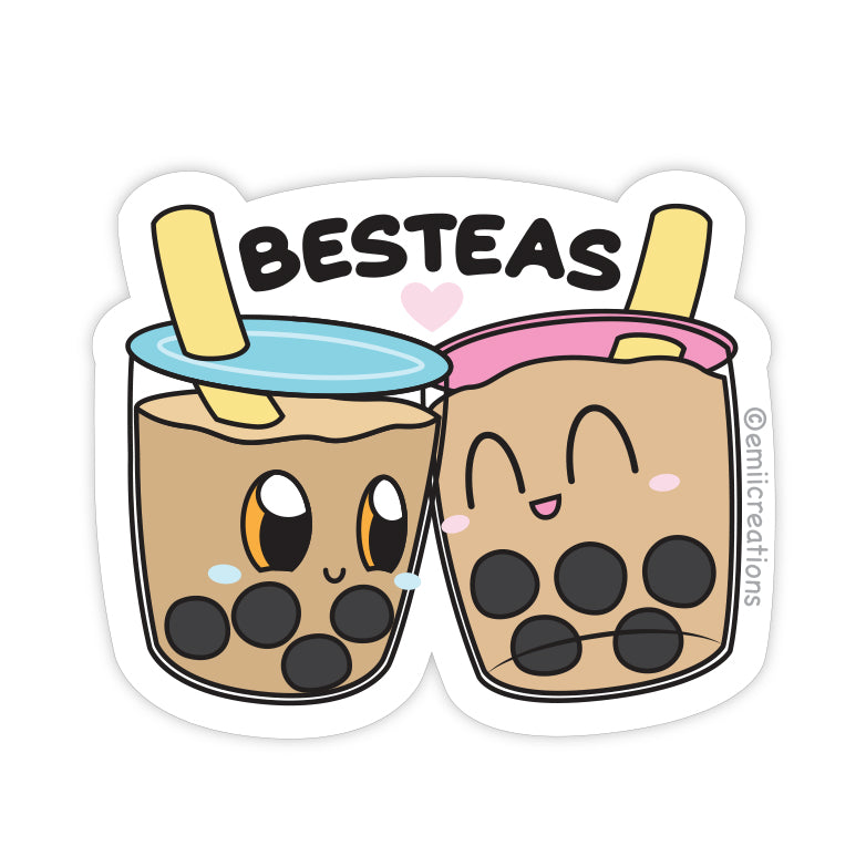 Best Bubble Tea Stickers - Cute & Colorful Boba Stickers for Scrapbooking, Journals, and DIY Crafts - Perfect for Laptops, Water Bottles, and Phone Cases