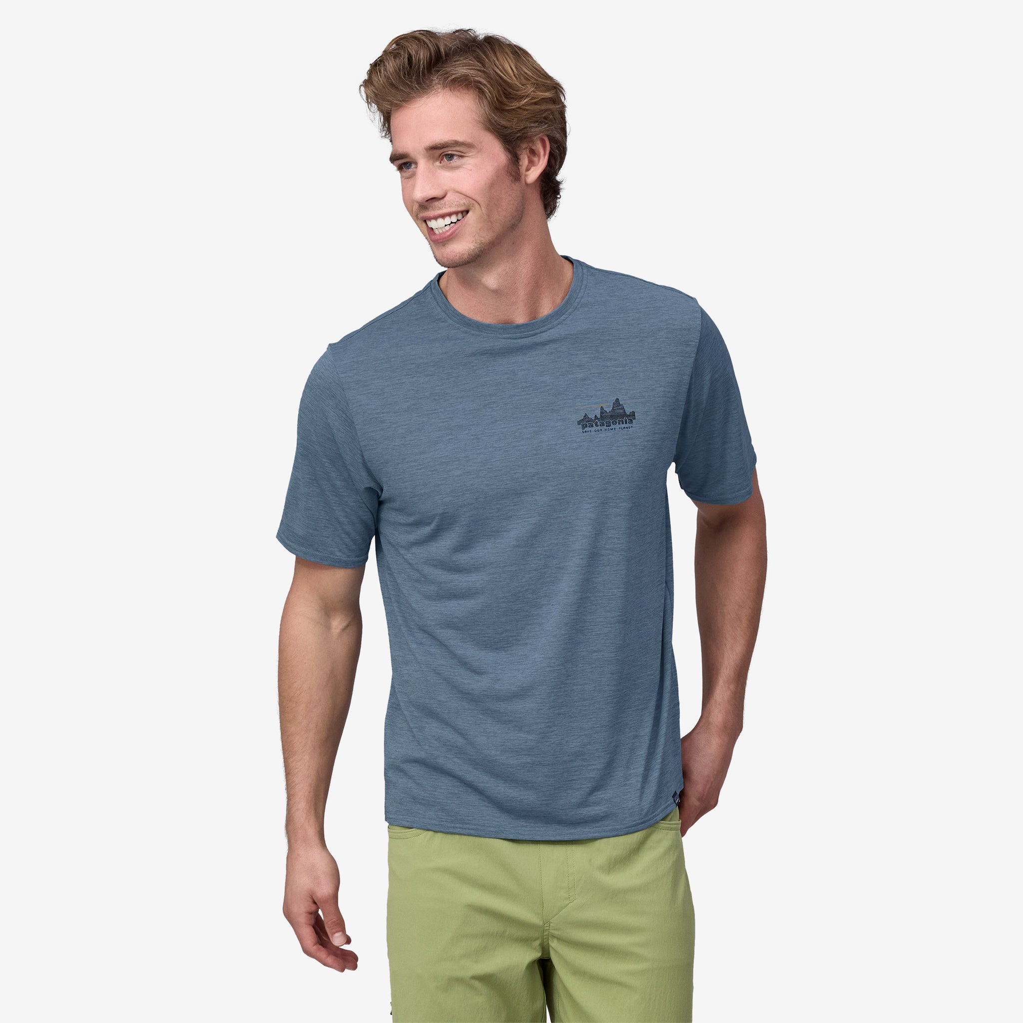 Men's Capilene® Cool Daily Graphic T-Shirt - Moisture-Wicking & Breathable Activewear for Hiking, Running & Outdoor Adventures