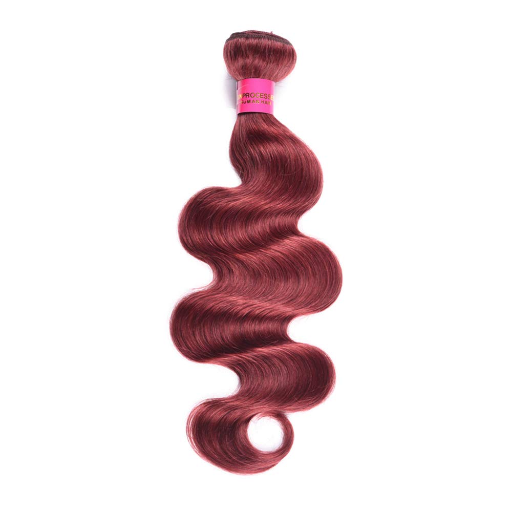 WOME Peruvian 100% Unprocessed Human Hair Bundles - 1 Bundle Body Wave Hair Extensions (22