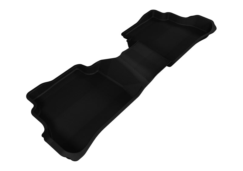 3D MAXpider Custom Fit All-Weather Floor Mats for 2013-2016 Mazda CX-5 - 2nd Row Kagu Series (Black) | Durable Car Floor Liners for SUV Protection & Easy Cleaning