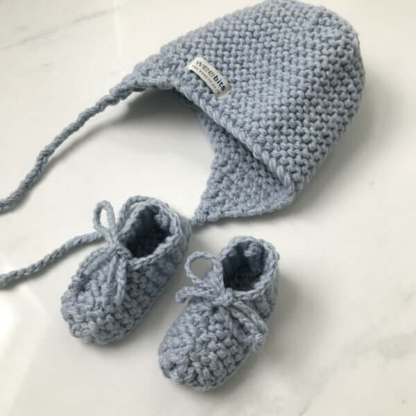 Adorable Baby Hat and Booties Set - Soft Knit Newborn Winter Accessories for Boys & Girls | Perfect for Photography, Gifts, and Outdoor Adventures