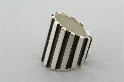 Ox/Pol Groove Ring - Pure 925 Sterling Silver for Men & Women - Elegant Wedding Band, Promise Ring, or Everyday Jewelry Gift