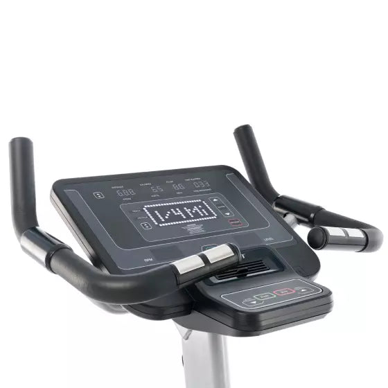 CU800 Upright Exercise Bike for Home Gym - Magnetic Resistance Indoor Cycling Bike with LCD Monitor & Heart Rate Sensor | Perfect for Cardio Workouts, Weight Loss & Fitness Training