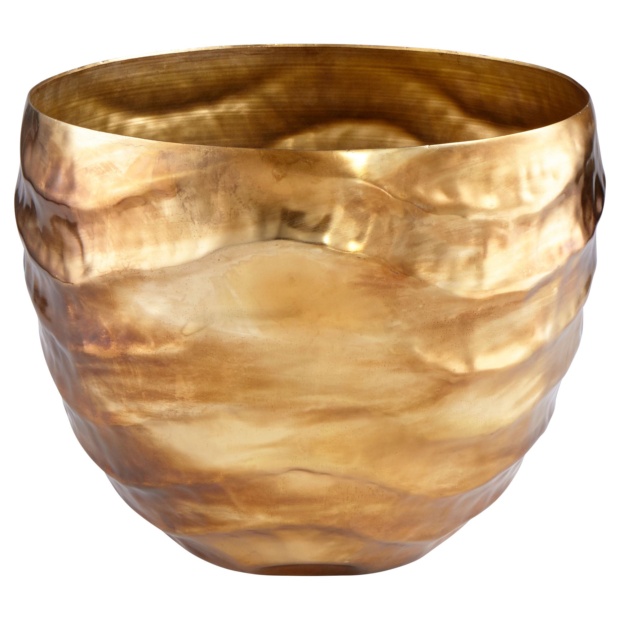 Cyan Design 09955 Lexham Large Gold Vase - Elegant Home Decor for Living Room, Dining Table & Wedding Centerpieces