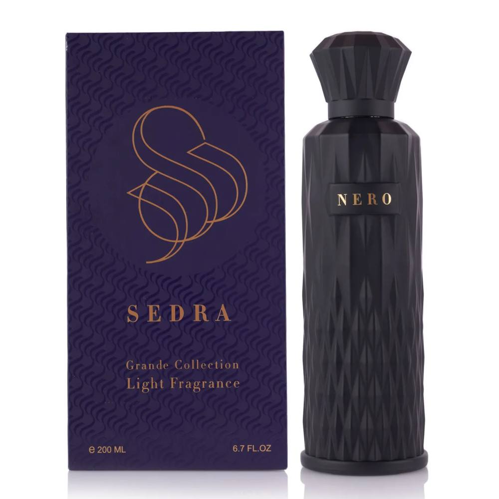 Nero Eau de Parfum 200ml for Men & Women - Long Lasting Luxury Fragrance for Date Night, Office & Special Occasions