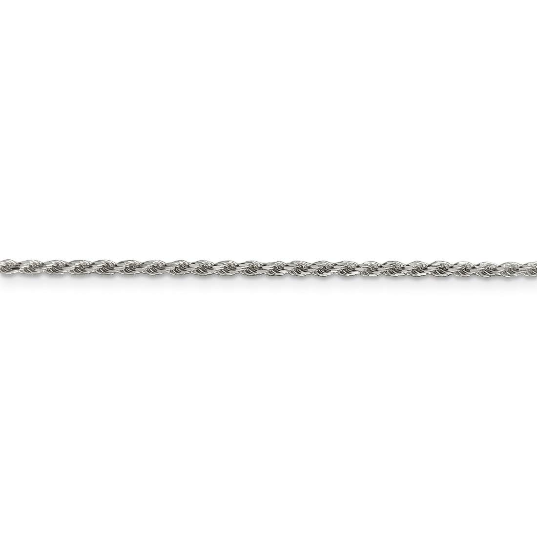 Sterling Silver Diamond-Cut Rope Chain Necklace, Bracelet & Anklet Set - Perfect for Gifts, Layering & Everyday Jewelry Wear
