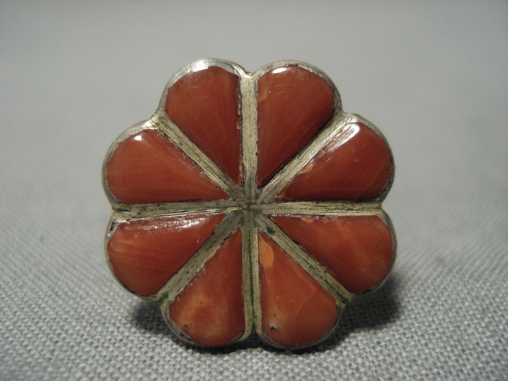 Vintage Zuni Native American Sterling Silver Ring - Handmade Tribal Jewelry for Women & Men - Perfect for Weddings, Gifts & Boho Fashion