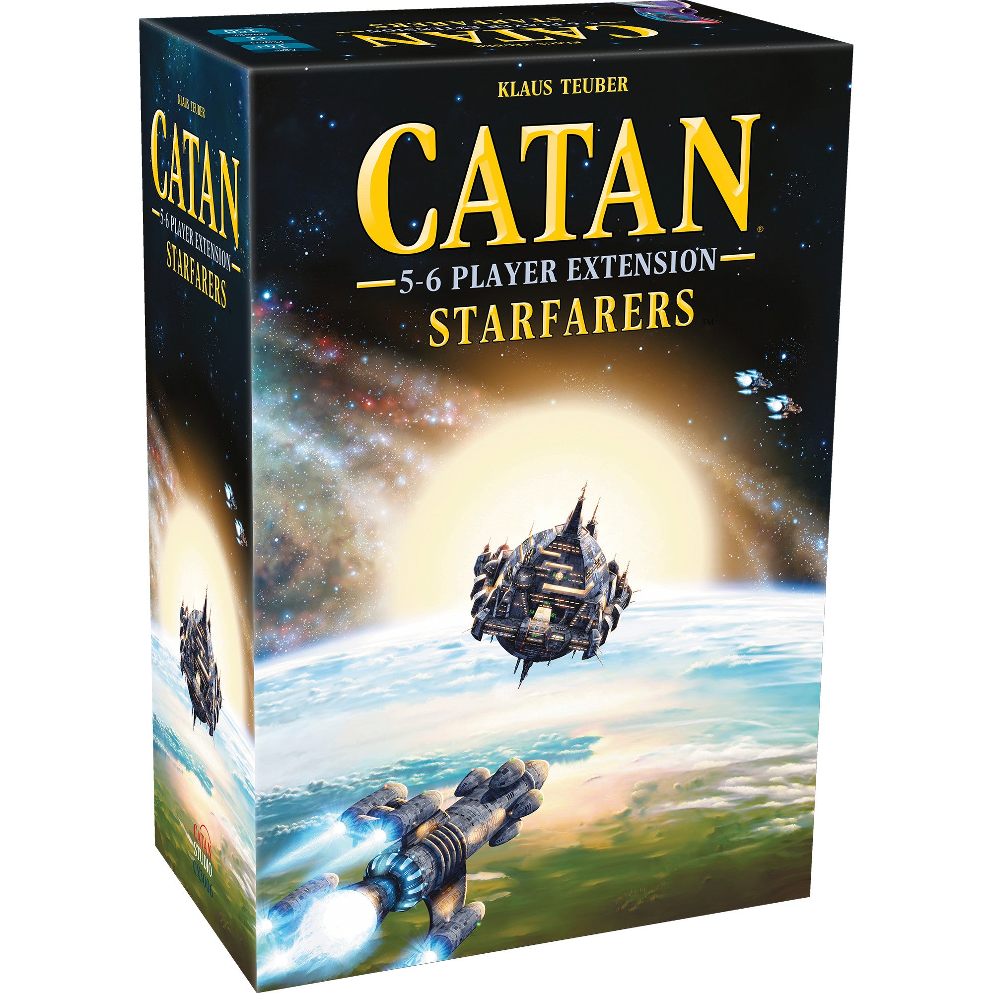 Catan Starfarers 2nd Edition - 5-6 Player Board Game Expansion | Space Exploration Strategy Game for Family Game Night & Friends Gatherings