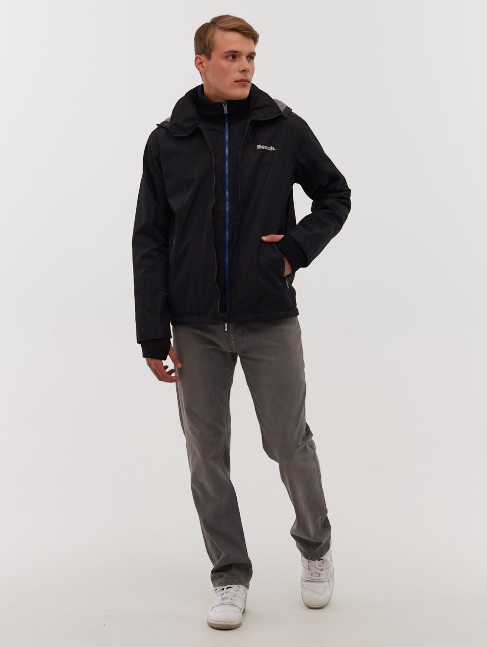 Hawn Double Faced Ripstop Hooded Jacket - Waterproof Windbreaker for Men & Women - Outdoor Hiking, Camping, Travel Adventure Gear