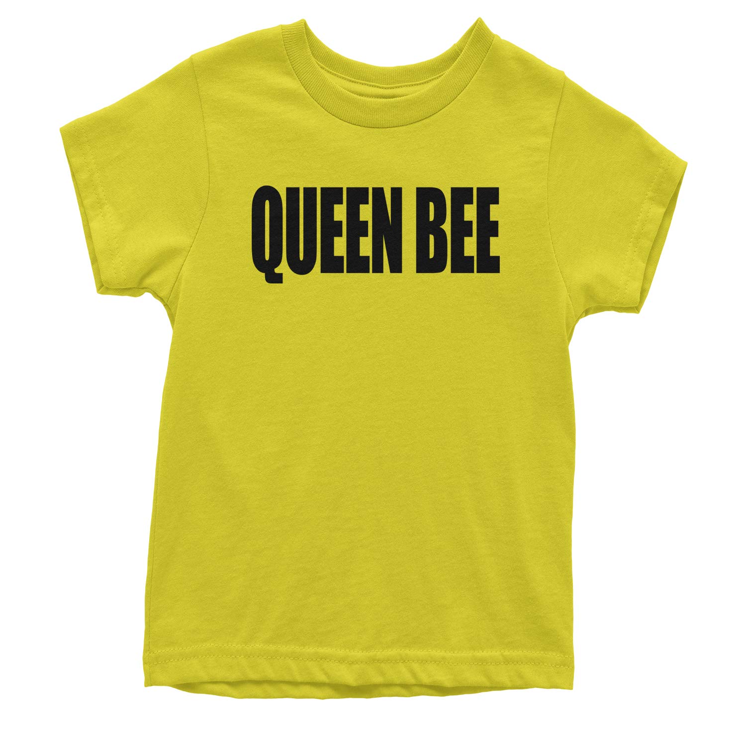 Queen Bee Youth T-Shirt for Girls - Cute Graphic Tee with Bee Design - Perfect for School, Birthday Parties & Everyday Wear