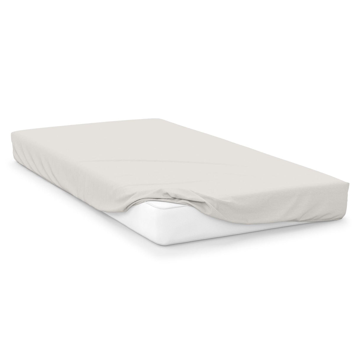 Belledorm 600 Thread Count Cotton Sateen Bed Sheets - Ivory Queen Size - Luxury Soft & Breathable Bedding Set - Perfect for Master Bedroom, Guest Room & Hotel Use