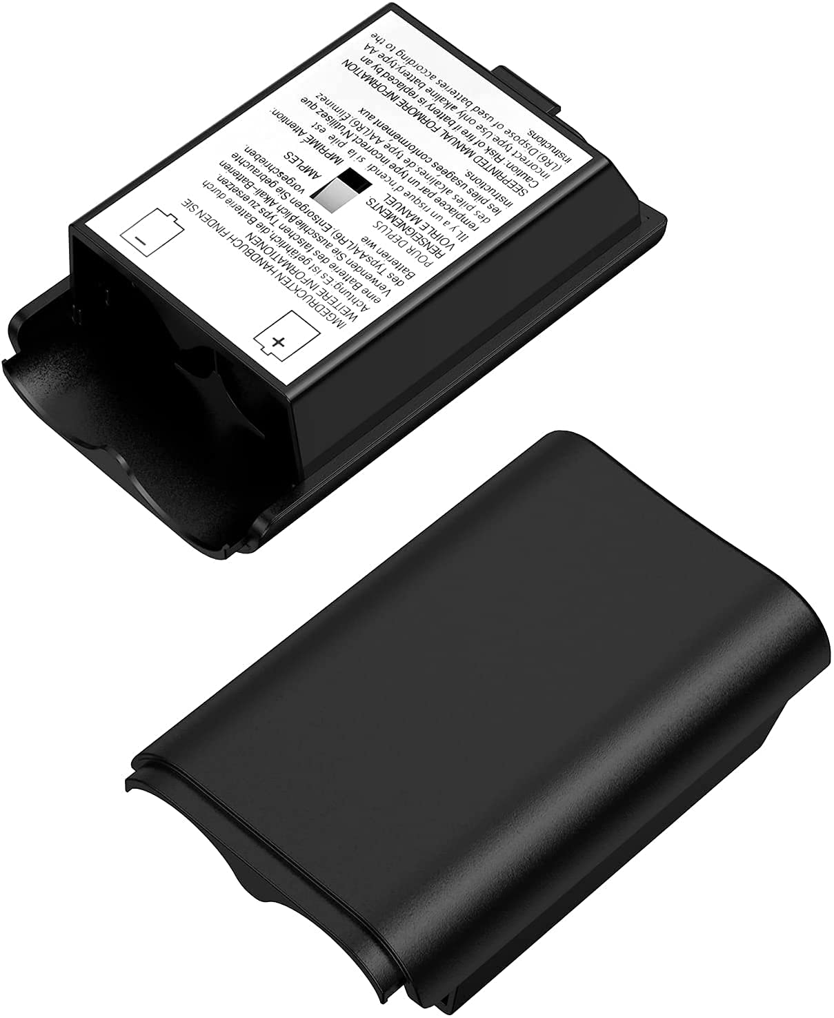 4 Pack Battery Cover for Microsoft Xbox 360 Wireless Controller - Replacement Battery Door Case - Perfect for Gaming, Travel & Storage Protection