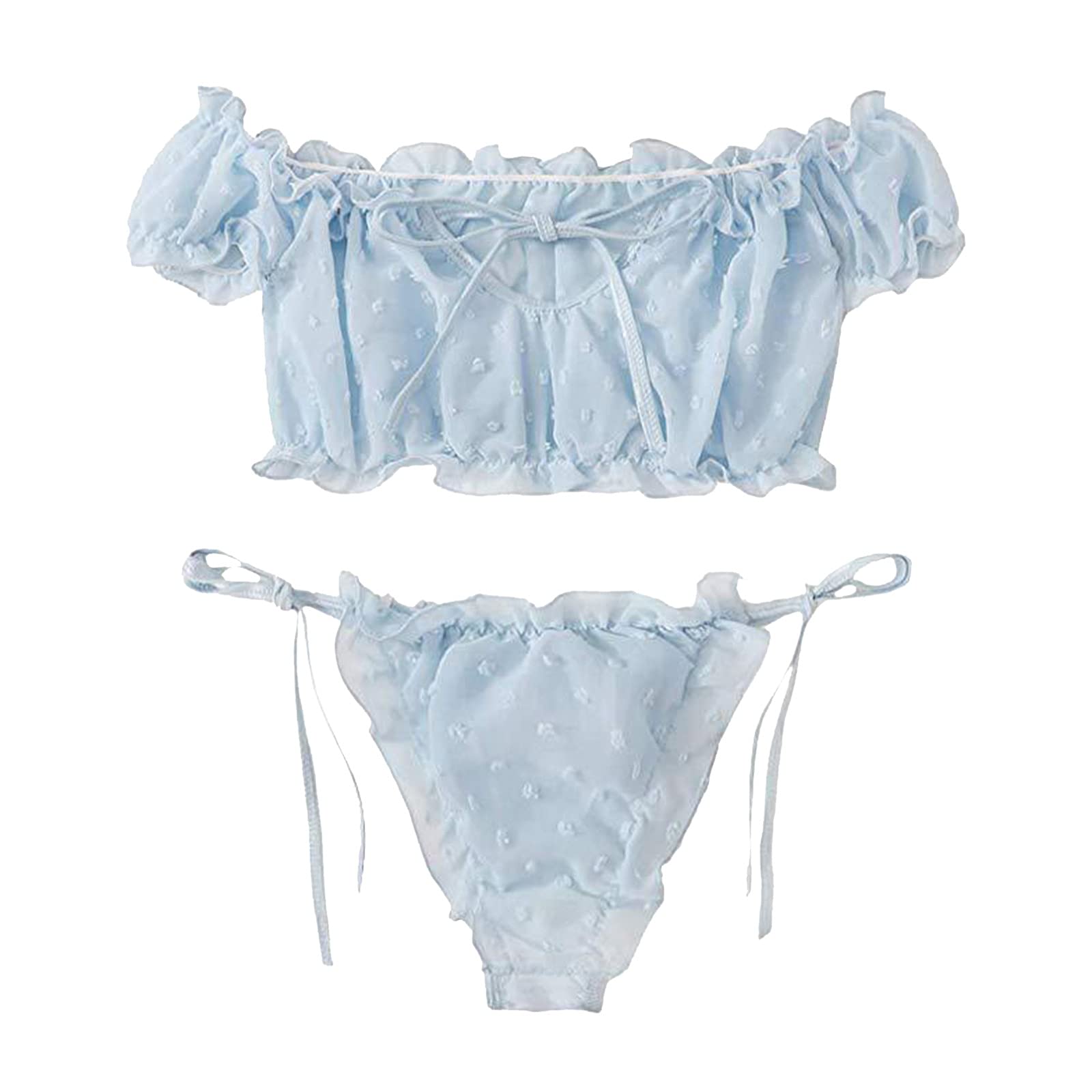 Sexy Lace Panties for Women - Crochet Lace Lace-up Hollow Out Underwear | Comfortable & Breathable Intimate Wear for Date Night & Special Occasions