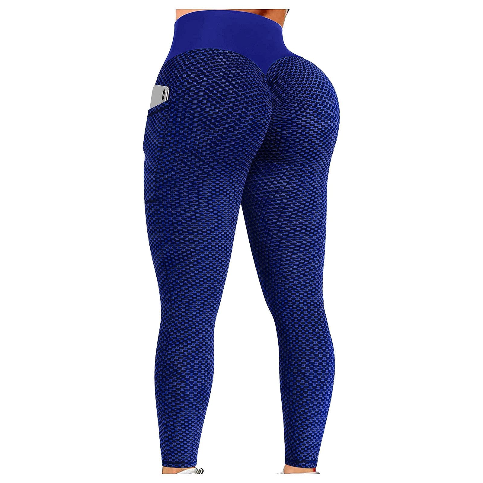 NokHom Butt Lift Leggings with Pockets - High Waisted Tummy Control Yoga Pants for Women | Booty Lifting Workout Running Leggings for Gym, Lounge & Everyday Wear