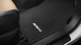 Toyota Genuine PT206-42162-20 Premium Black Carpet Floor Mats - Perfect Fit for Camry, Corolla & RAV4 - All-Weather Protection & Enhanced Interior Style