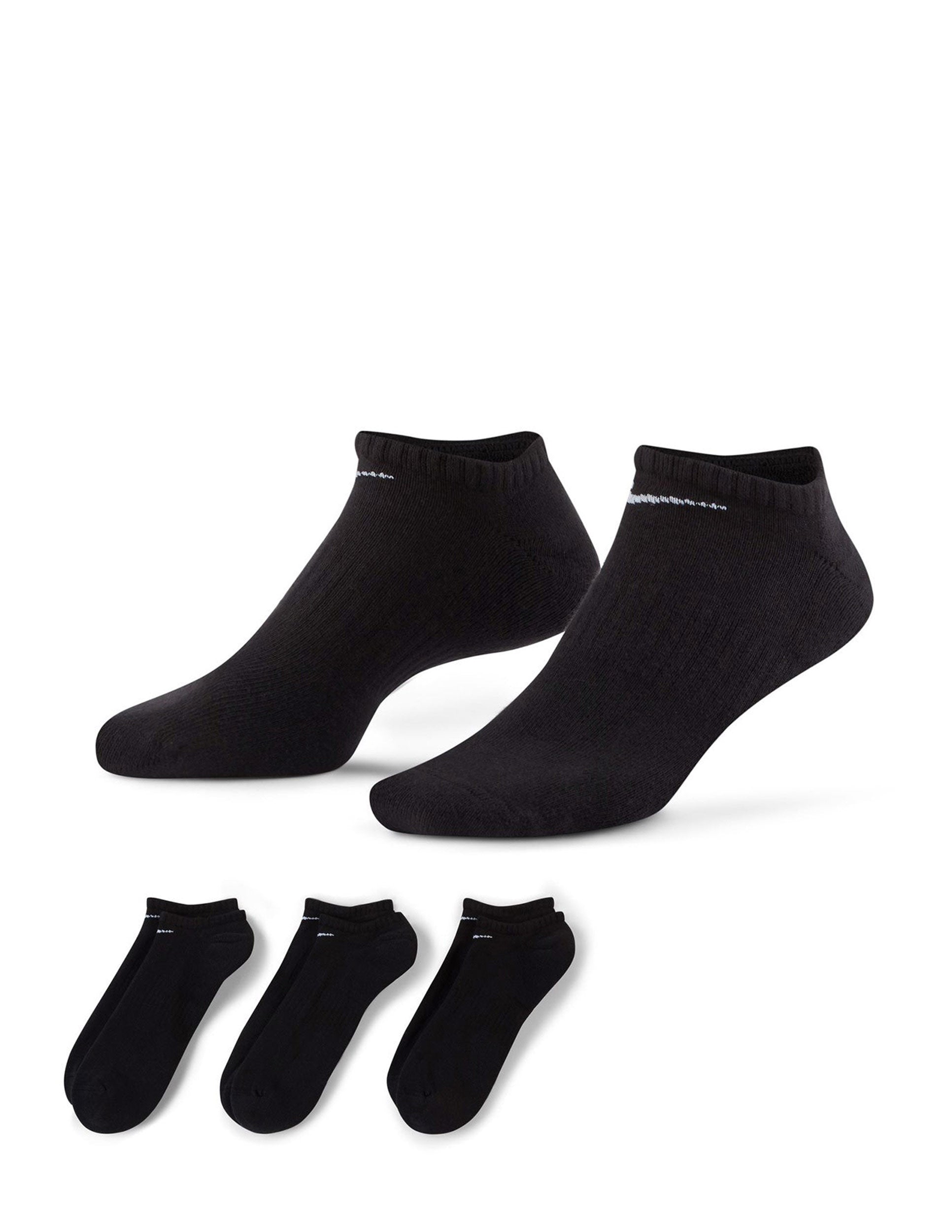 Comfortable Everyday Cushioned Socks (3 Pairs) - Black & White for Men & Women - Perfect for Work, Running, and Home Relaxation