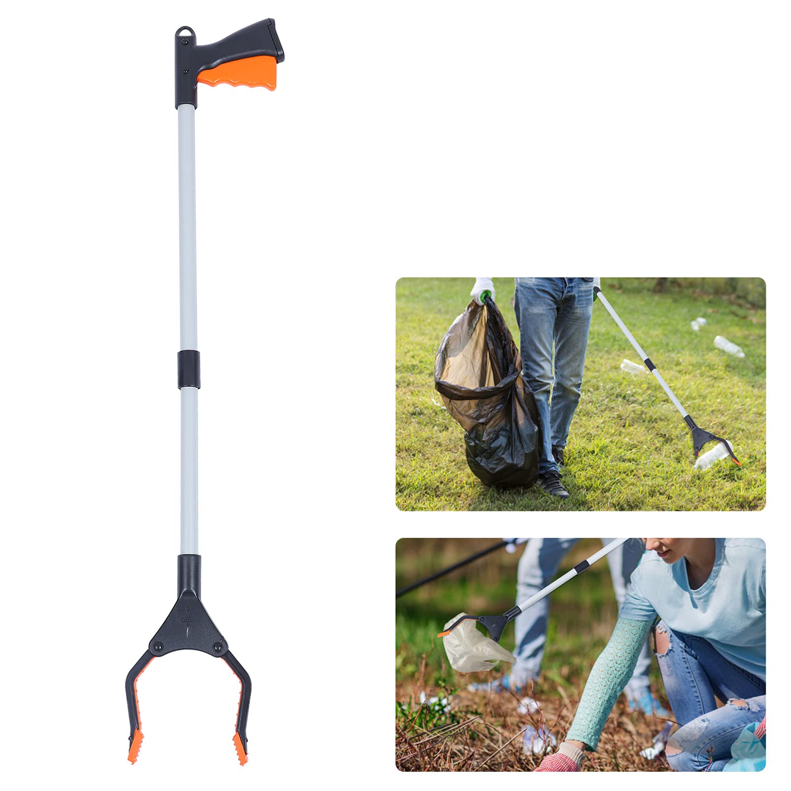 Stainless Steel Trash Grabber Tool - 32