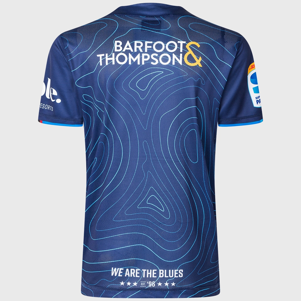 2025 Classic Blues Super Rugby Training Tee - Navy Blue Performance Shirt for Rugby Practice & Gym Workouts
