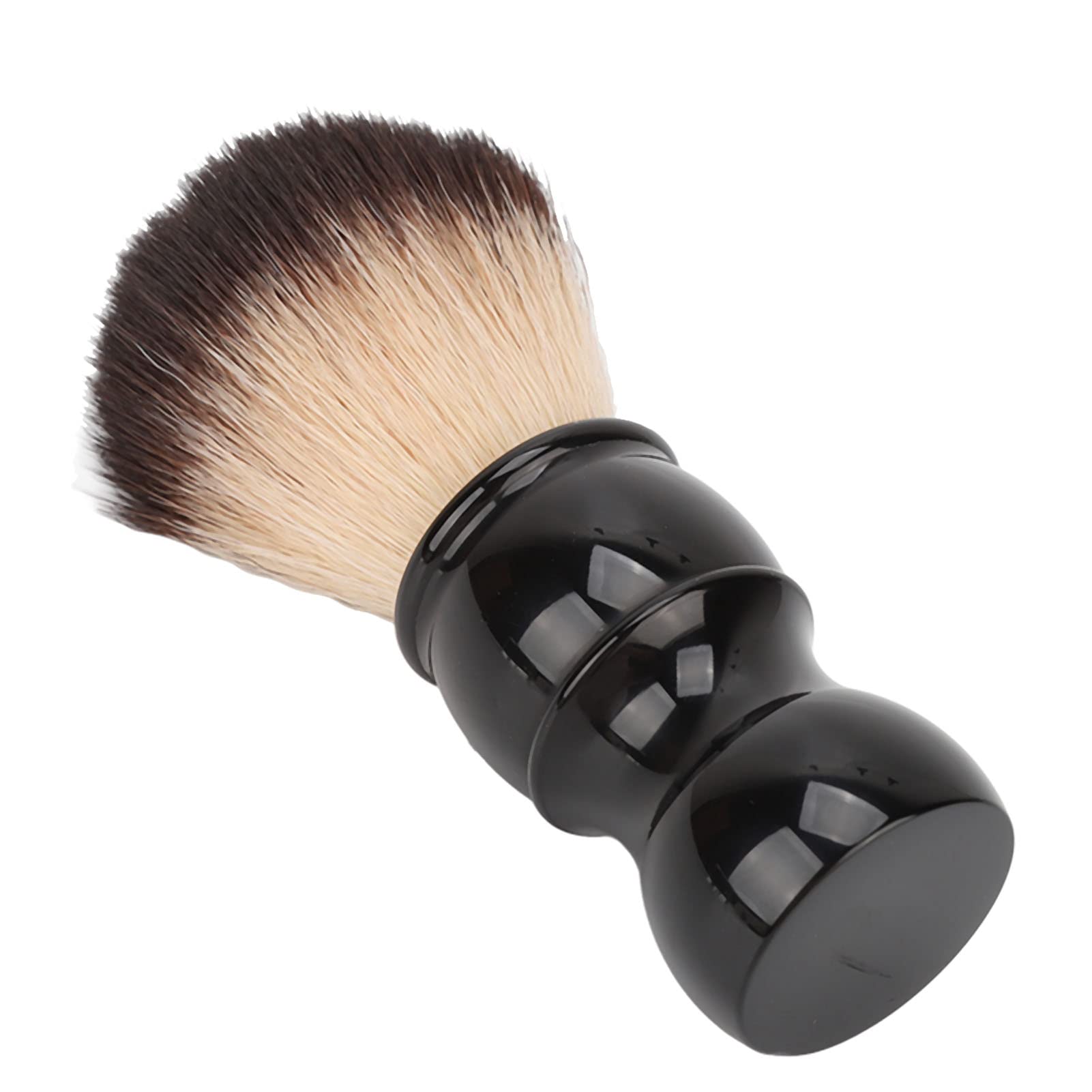 Professional Men's Shaving Brush with Ergonomic Resin Handle & Soft Nylon Bristles - Portable Face Grooming Tool for Wet Shaving & Beard Care | Perfect for Travel & Daily Shaving Routine
