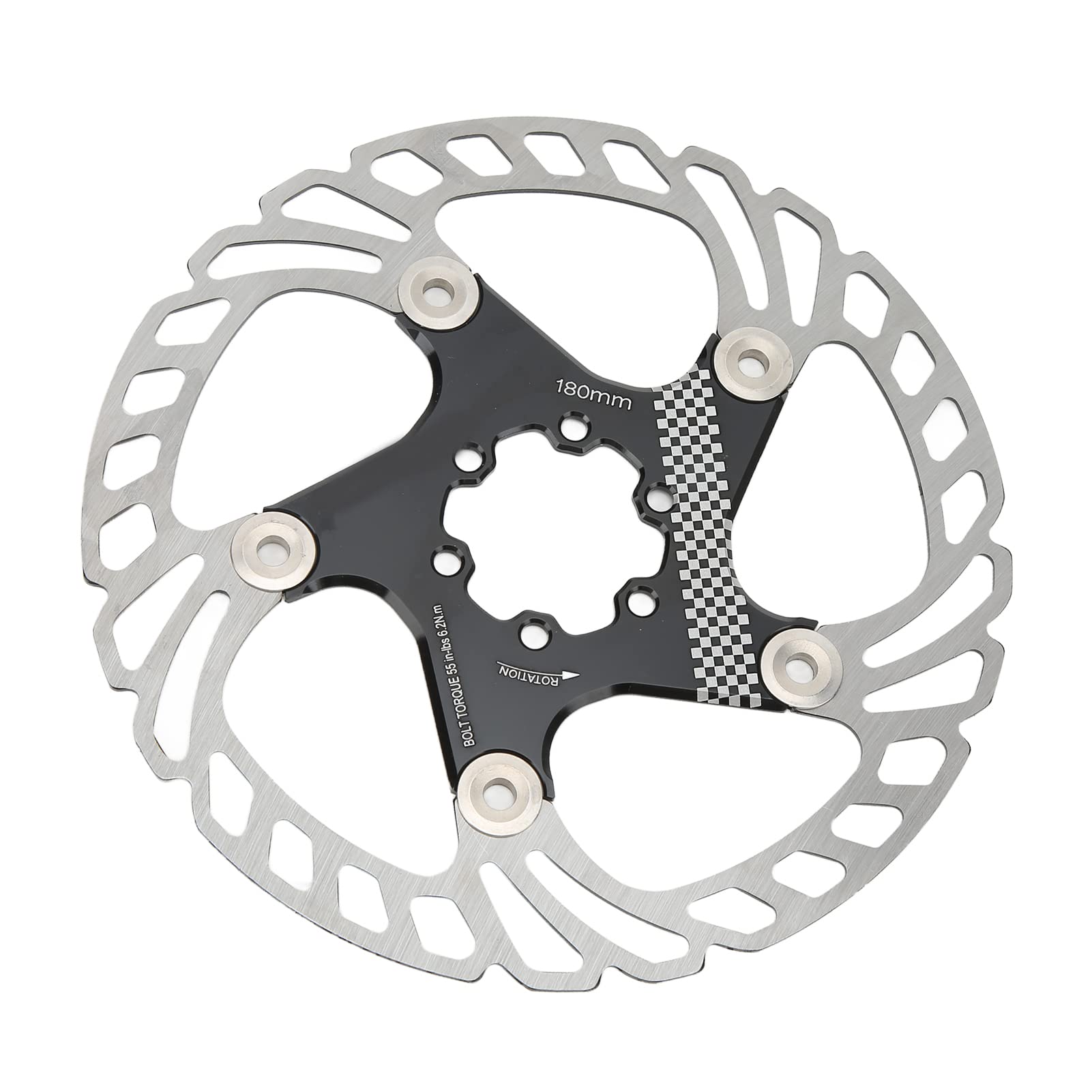 SPYMINNPOO 140mm 160mm 180mm Bike Disc Brake Rotor - 6 Bolt Floating Brake Disc with Heat Dissipation for Mountain Bike, Road Bike, MTB & BMX - Perfect for Trail Riding, Commuting & Off-Road Adventures