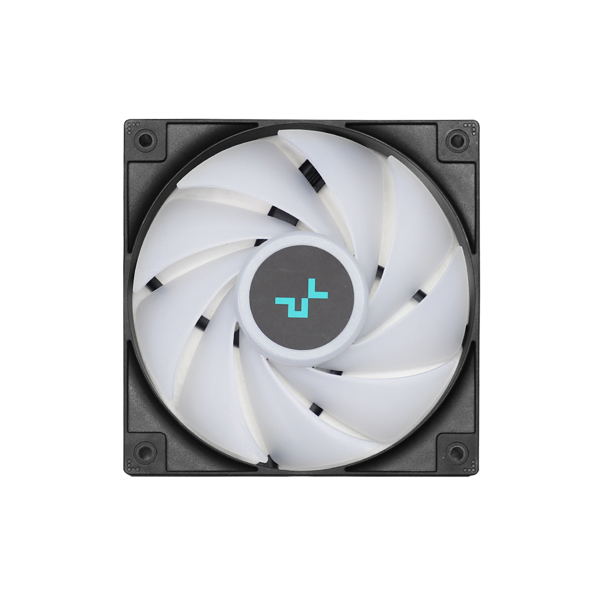 Deepcool DF120 ARGB 120mm PWM Fan - High Performance Cooling with Vibrant RGB Lighting for PC Gaming & Workstation Builds - OEM Packaging (Black) | Perfect for Case Cooling, Radiators & PC Modding