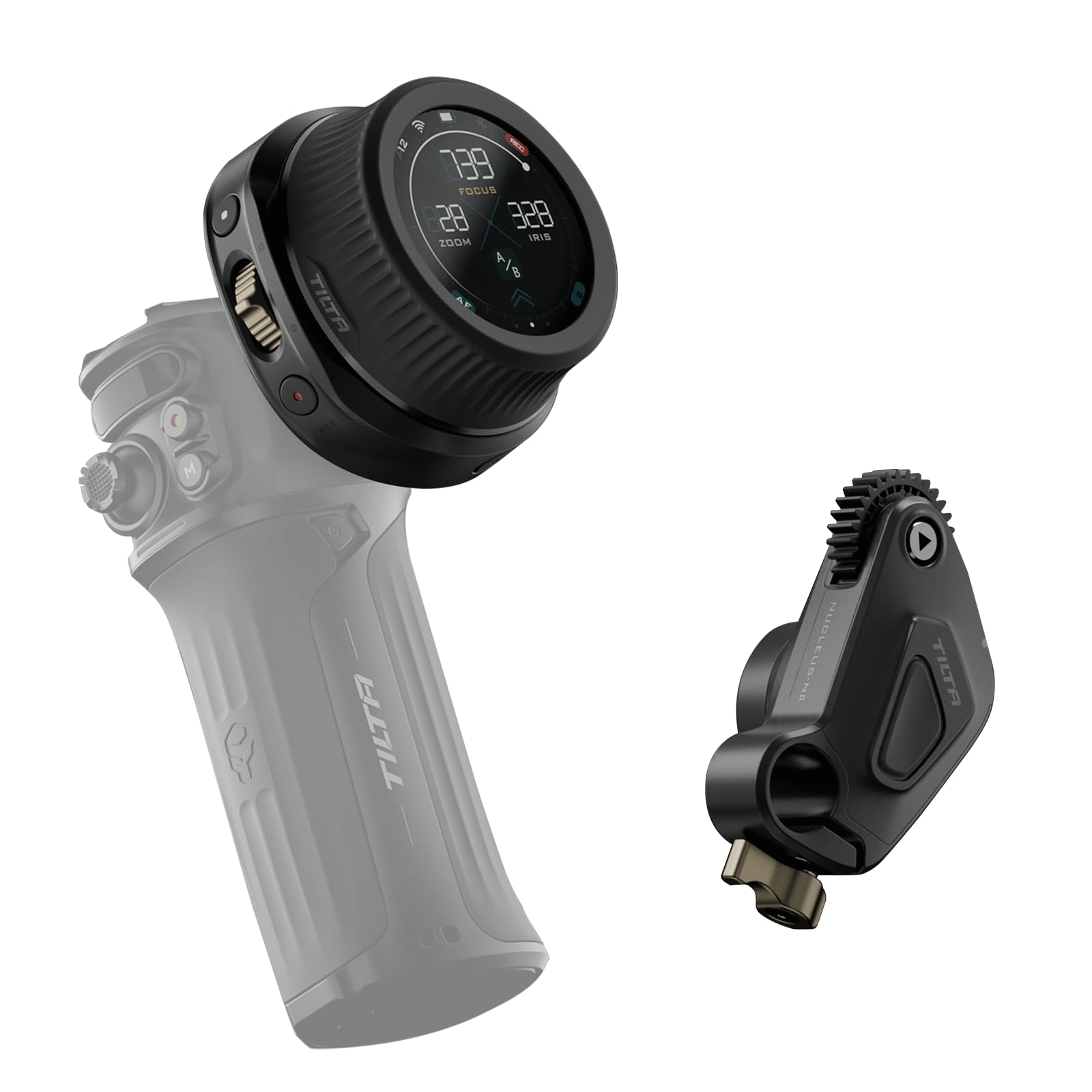 Tilta Nucleus Nano II Wireless Lens Control System Kit with Handwheel, Motor, Touch Screen | Wireless Zoom, Focus & Aperture Control for DSLR & Cinema Cameras | Perfect for Filmmaking, Vlogging & Professional Video Production